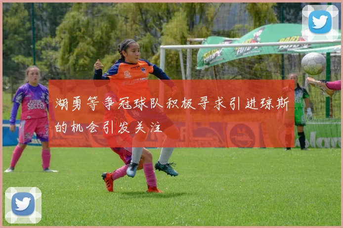 湖勇等争冠球队积极寻求引进琼斯的机会引发关注
